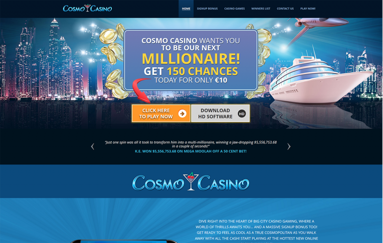 cosmo casino bonus